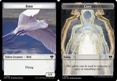 Copy (0054) // Bird (0004) Double-Sided Token (Commander Master)